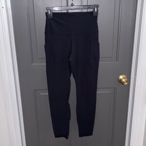 lululemon athletica Black High-Rise Leggings w/ side pockets